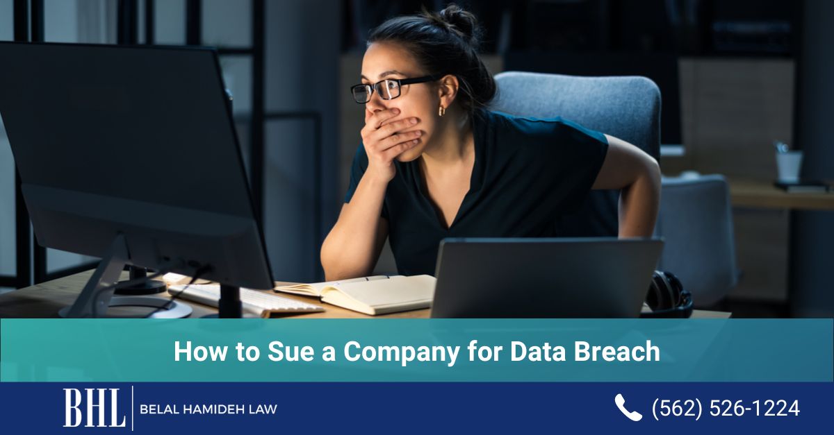 can you sue a company for a data breach? 2