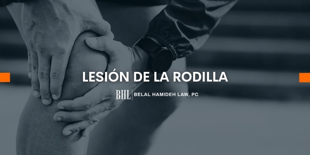 lesion de la rodilla 